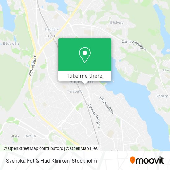 Svenska Fot & Hud Kliniken map