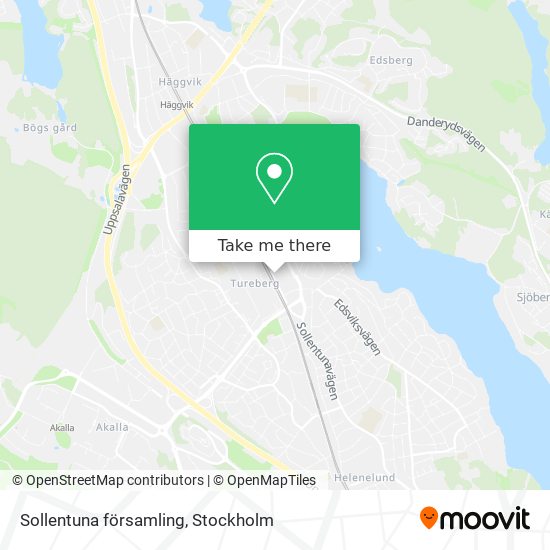 Sollentuna församling map