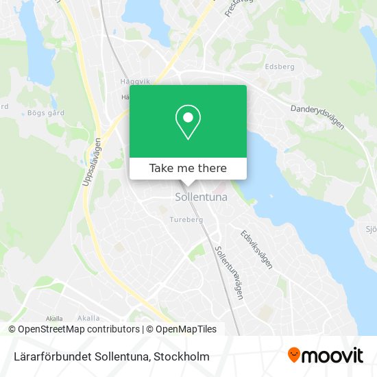 Lärarförbundet Sollentuna map