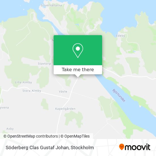 Söderberg Clas Gustaf Johan map