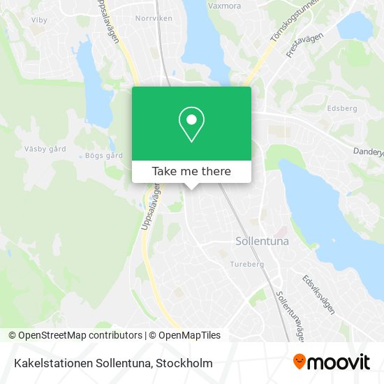 Kakelstationen Sollentuna map