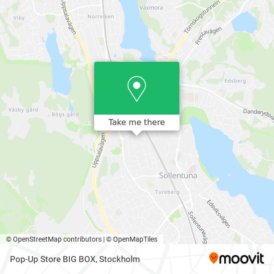 Pop-Up Store BIG BOX map