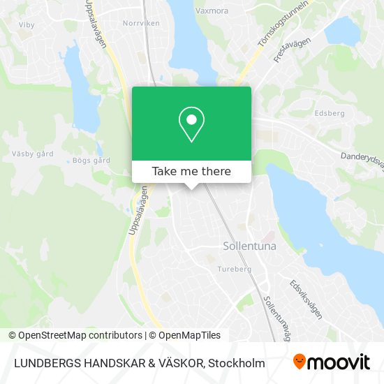 LUNDBERGS HANDSKAR & VÄSKOR map