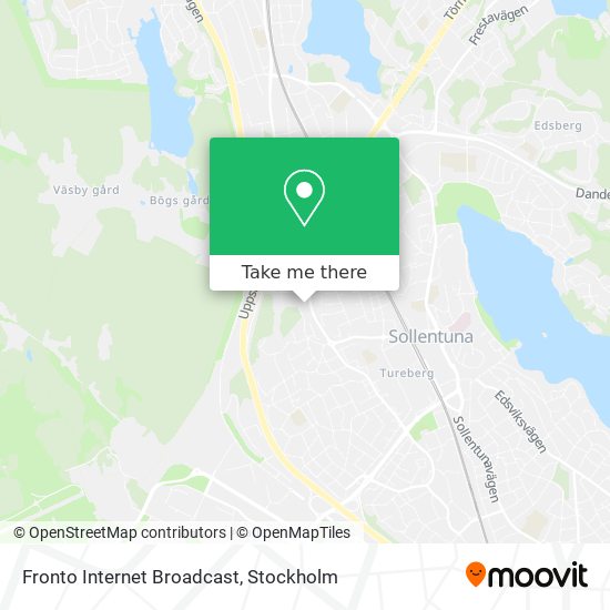 Fronto Internet Broadcast map