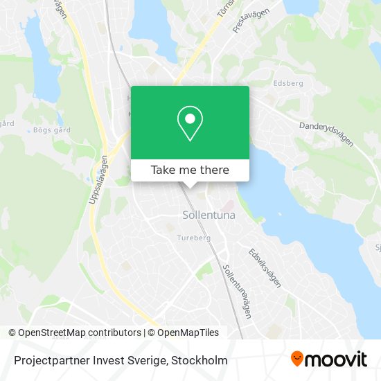 Projectpartner Invest Sverige map