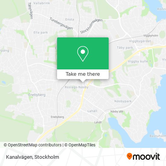 Kanalvägen map