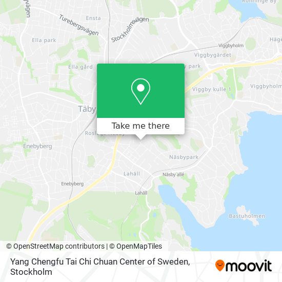 Yang Chengfu Tai Chi Chuan Center of Sweden map