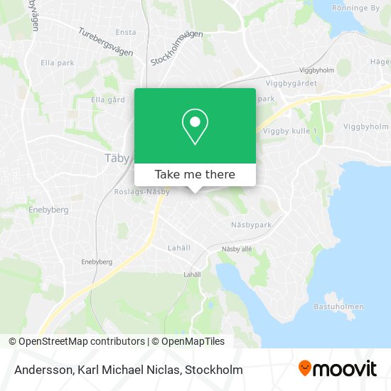 Andersson, Karl Michael Niclas map