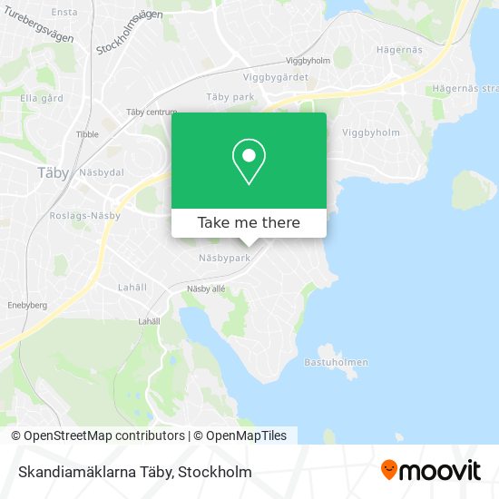 Skandiamäklarna Täby map