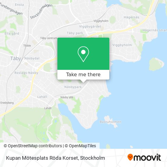 Kupan Mötesplats Röda Korset map