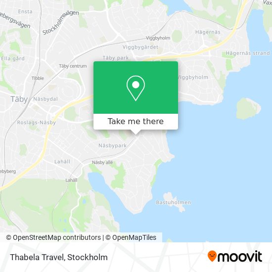 Thabela Travel map