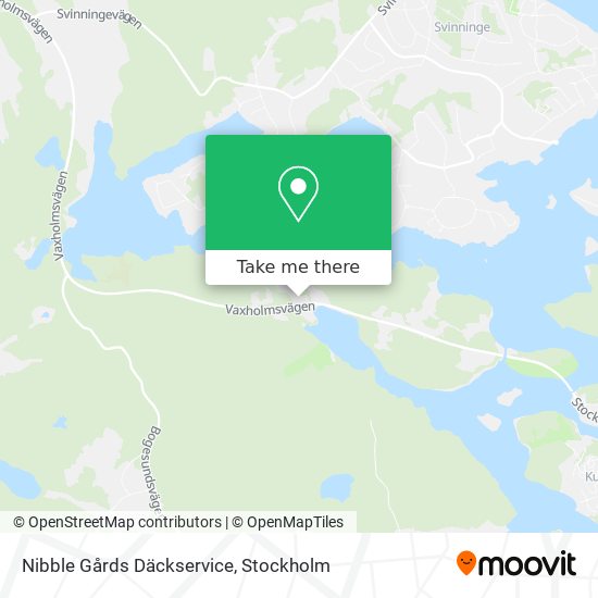 Nibble Gårds Däckservice map