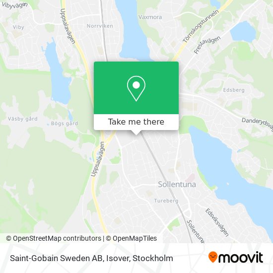 Saint-Gobain Sweden AB, Isover map