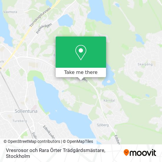 Vresrosor och Rara Örter Trädgårdsmästare map