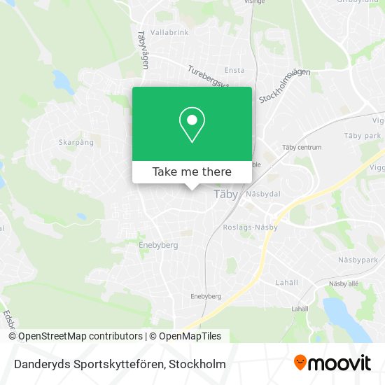 Danderyds Sportskyttefören map