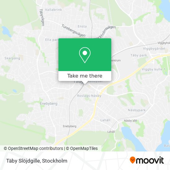 Täby Slöjdgille map