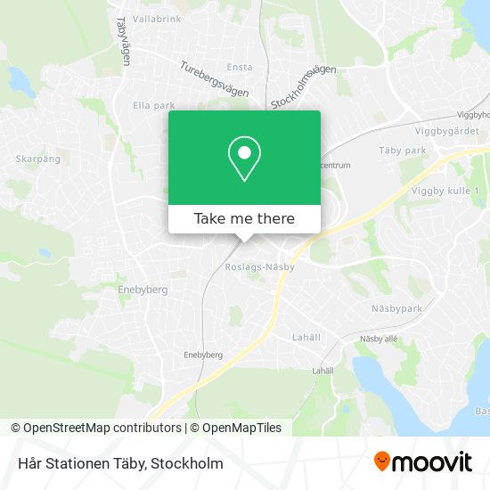 Hår Stationen Täby map