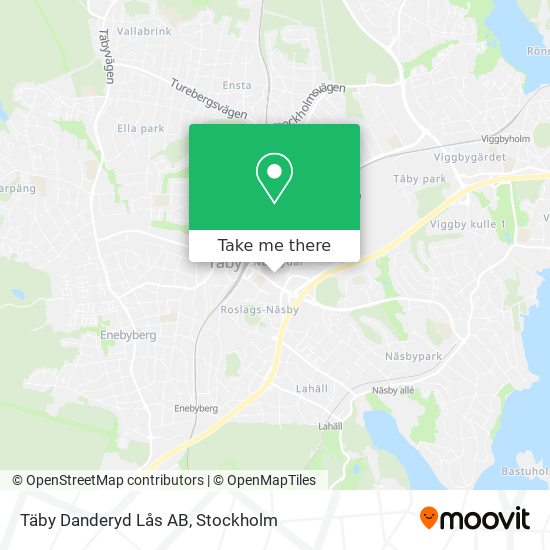 Täby Danderyd Lås AB map