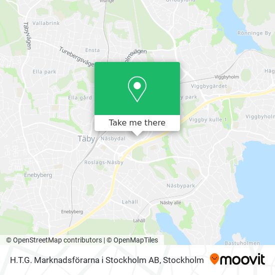 H.T.G. Marknadsförarna i Stockholm AB map