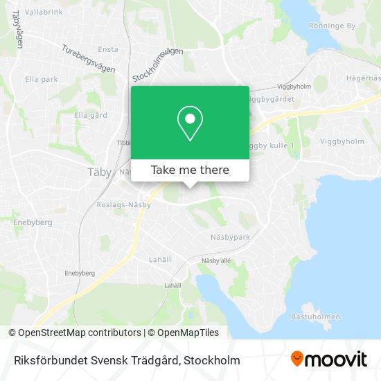 Riksförbundet Svensk Trädgård map