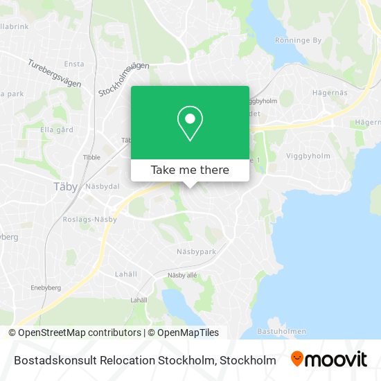 Bostadskonsult Relocation Stockholm map