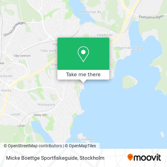 Micke Boettge Sportfiskeguide map