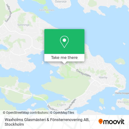 Waxholms Glasmästeri & Fönsterrenovering AB map