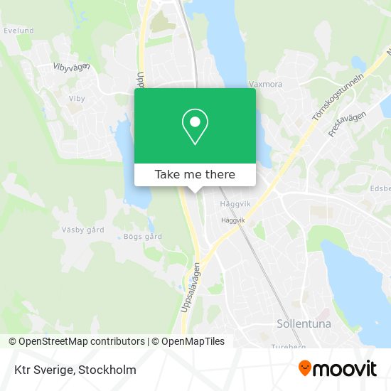 Ktr Sverige map