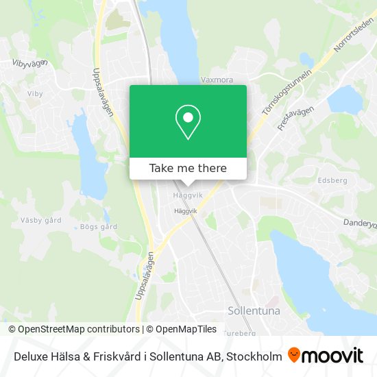 Deluxe Hälsa & Friskvård i Sollentuna AB map