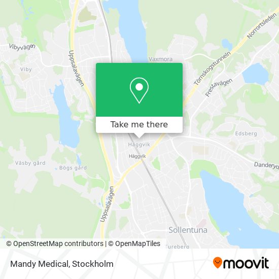 Mandy Medical map