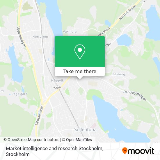 Market intelligence and research Stockholm map