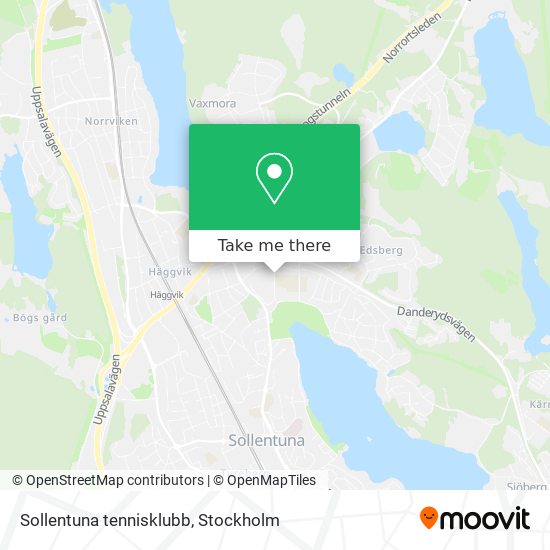 Sollentuna tennisklubb map