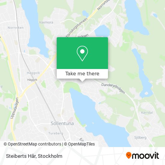 Steiberts Hår map