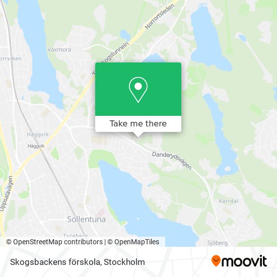 Skogsbackens förskola map