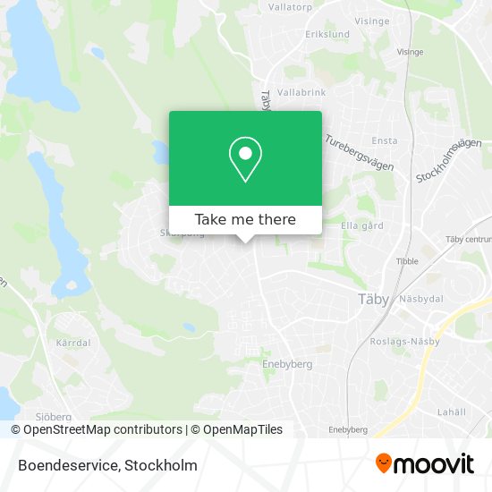 Boendeservice map