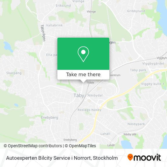 Autoexperten Bilcity Service i Norrort map