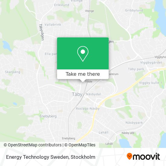 Energy Technology Sweden map