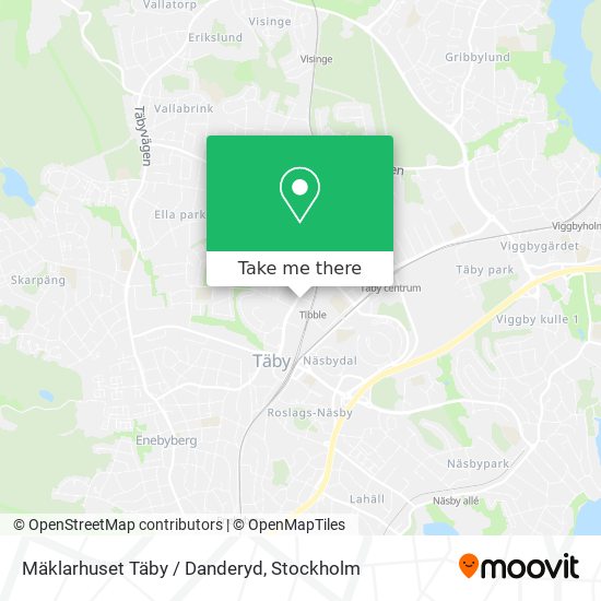 Mäklarhuset Täby / Danderyd map