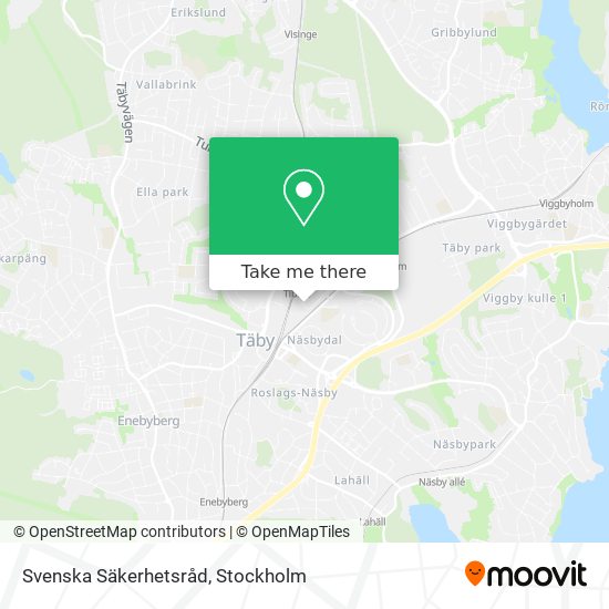 Svenska Säkerhetsråd map