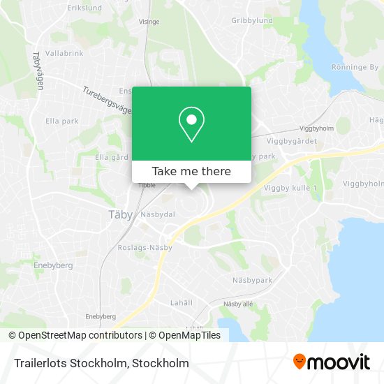 Trailerlots Stockholm map