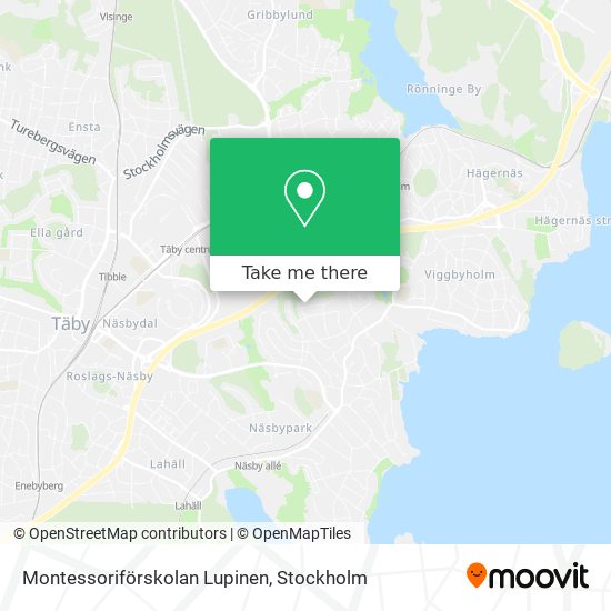 Montessoriförskolan Lupinen map