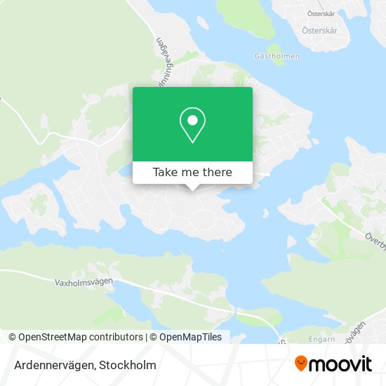 Ardennervägen map