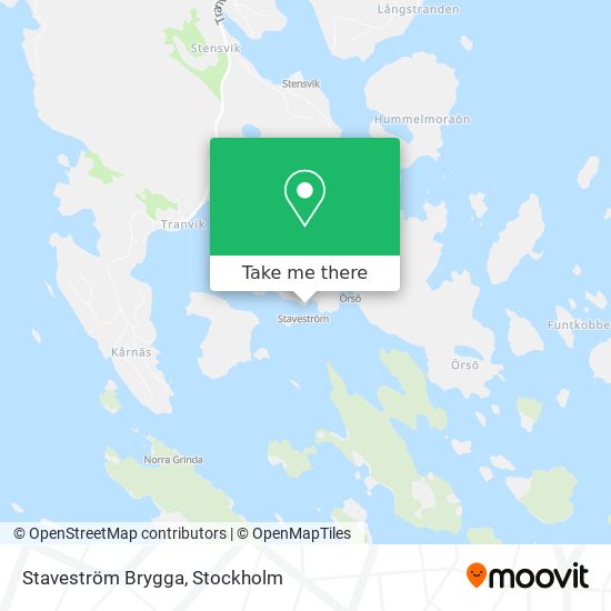 Staveström Brygga map