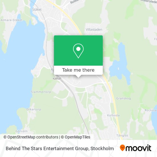 Behind The Stars Entertainment Group map