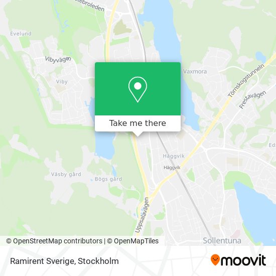 Ramirent Sverige map