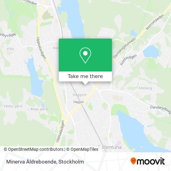 Minerva Äldreboende map