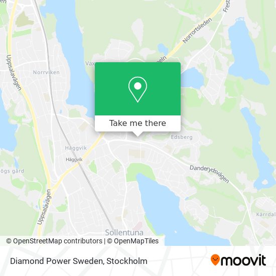 Diamond Power Sweden map