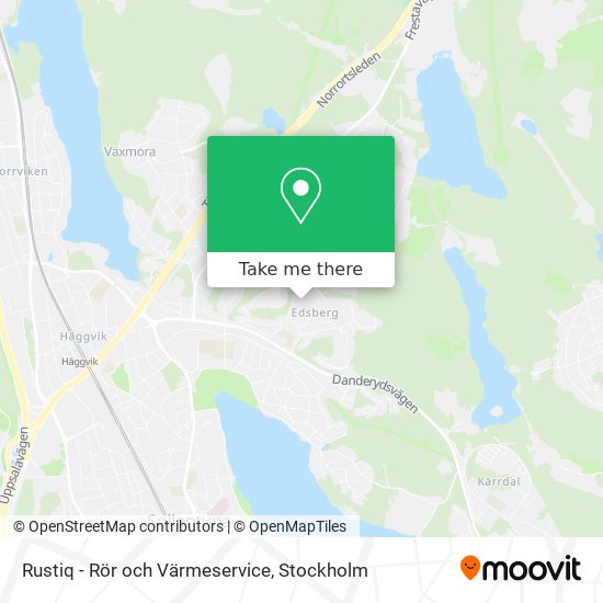 Rustiq - Rör och Värmeservice map