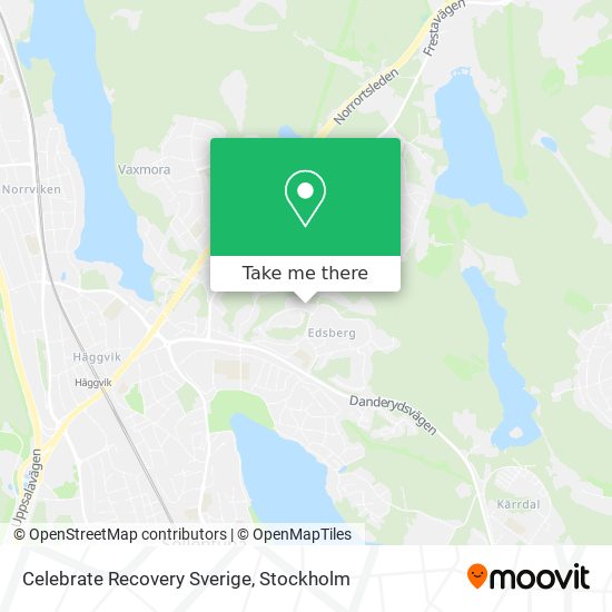 Celebrate Recovery Sverige map