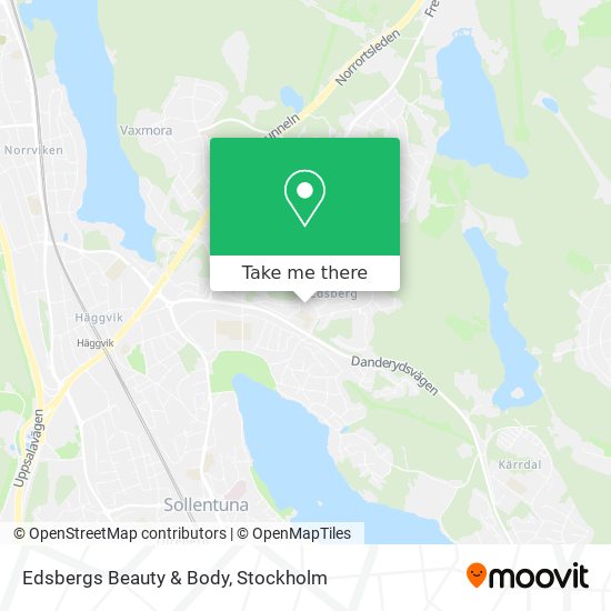 Edsbergs Beauty & Body map